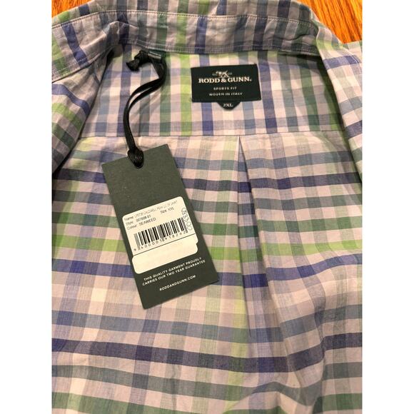 RODD & GUNN Men's Caldwell Peak Check Button-Up Shirt Size XXL - Picture 11 of 12